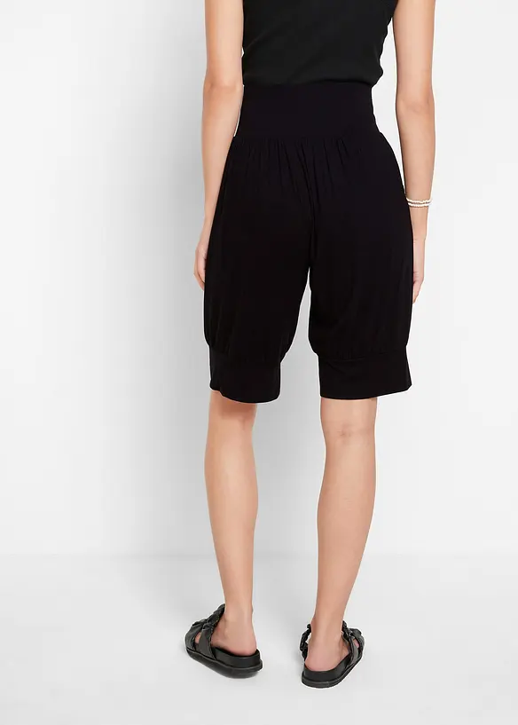 Bermuda sarouel en viscose mélangée, bonprix