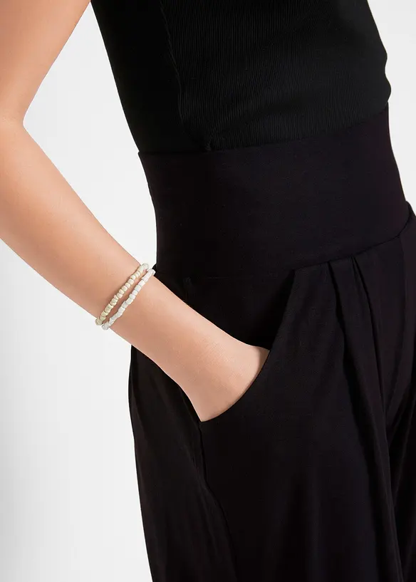 Bermuda sarouel en viscose mélangée, bonprix