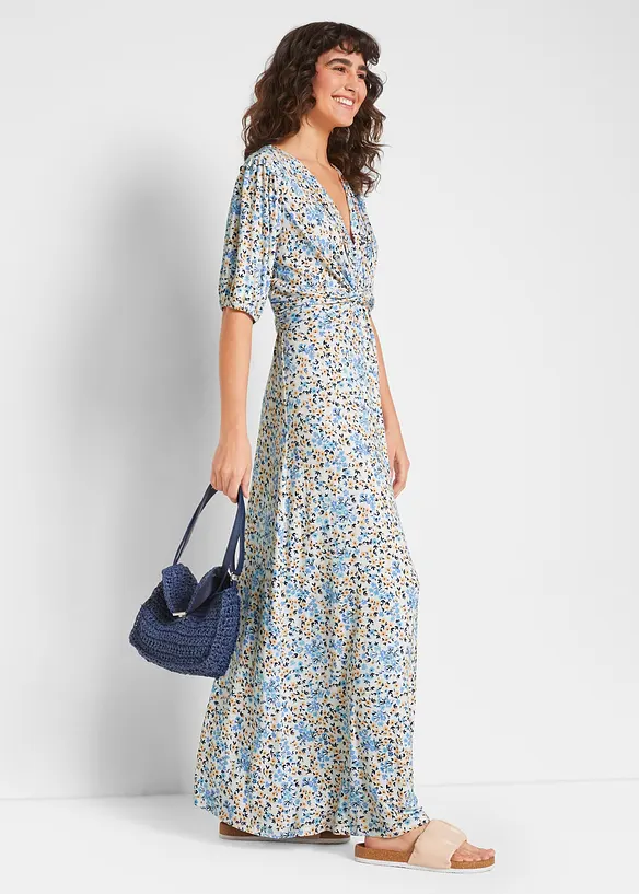 Robe longue de grossesse et d'allaitement en jersey, bonprix
