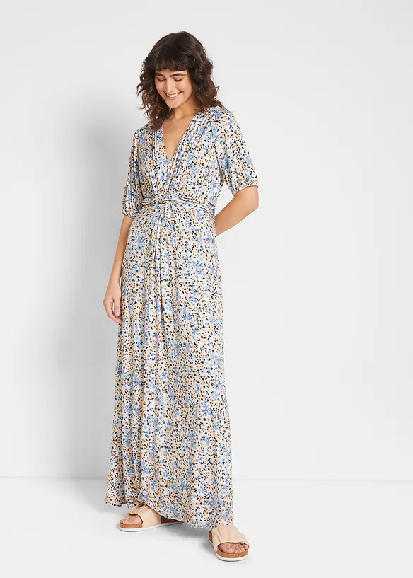 Robe longue de grossesse et d'allaitement en jersey, bonprix