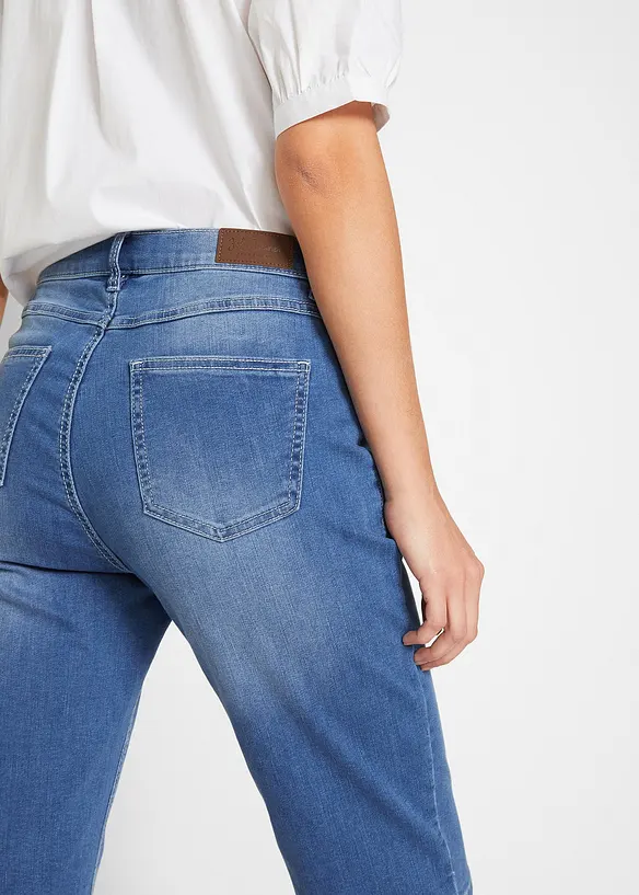 Bermuda en jean confort stretch, bonprix