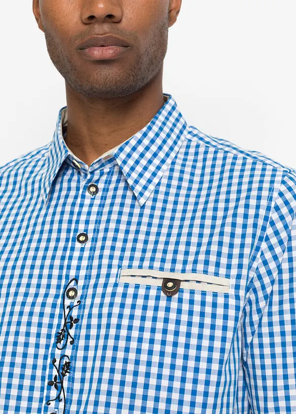 Chemise bavaroise avec manches retroussables, bonprix