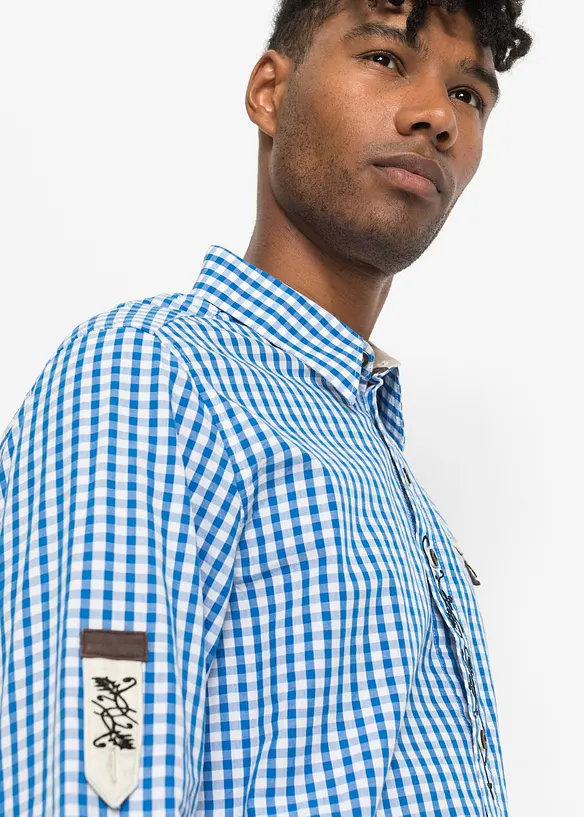 Chemise bavaroise avec manches retroussables, bonprix