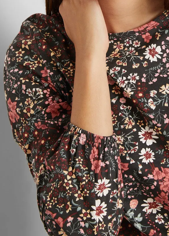 Tunique en jersey coton imprimé, bonprix