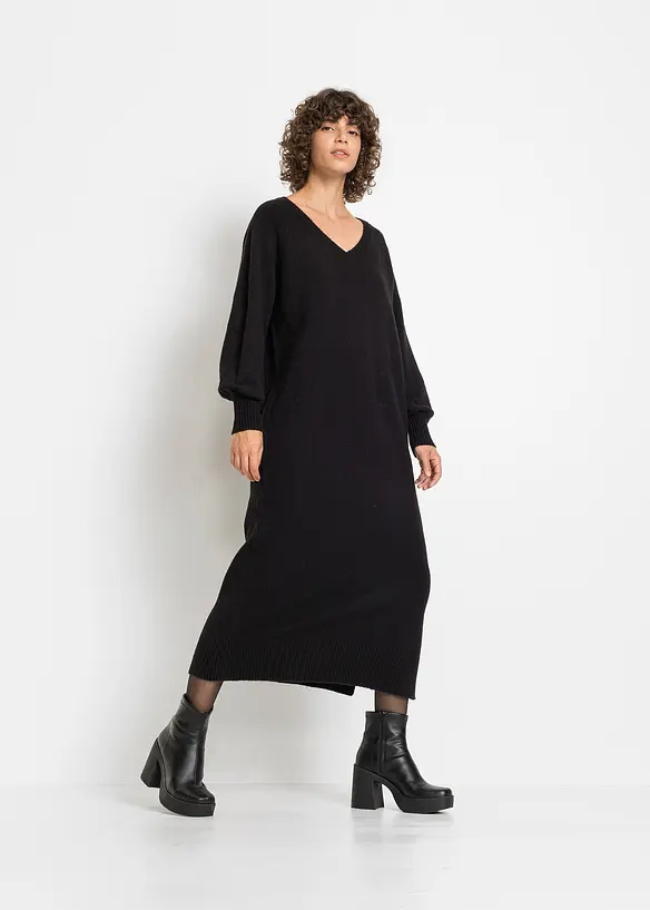 Robe oversize en maille, bonprix