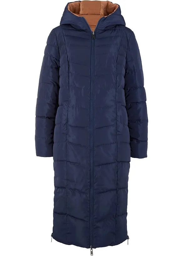 Doudoune longue et réversible, bonprix