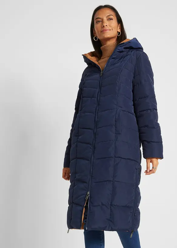 Doudoune longue et réversible, bonprix