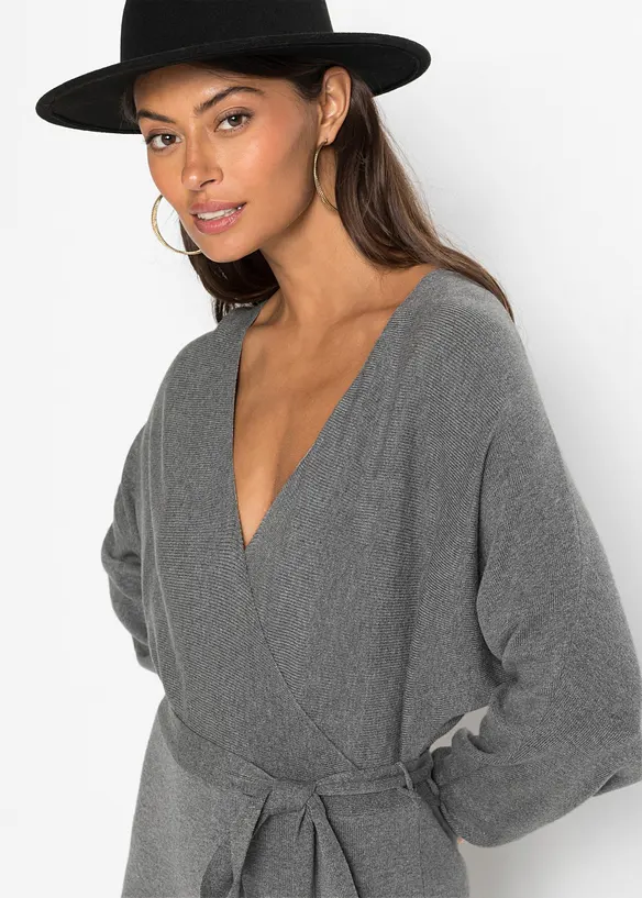 Robe pull fluide en viscose mélangée, bonprix