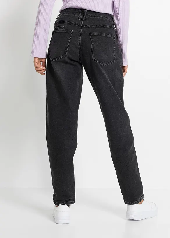 Jean Barrel, taille mi-haute, extensible, bonprix