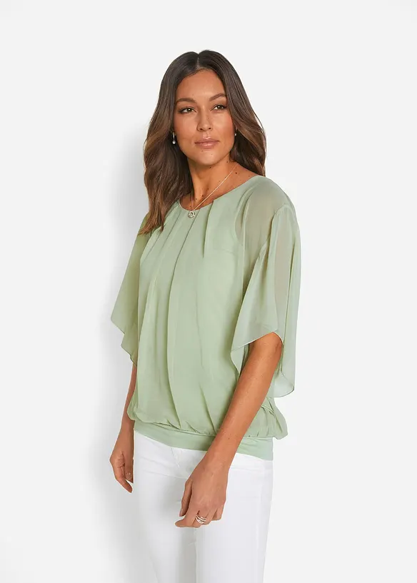 Blouse en mousseline, bonprix