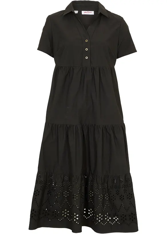 Robe 100% coton avec broderies anglaises, bonprix