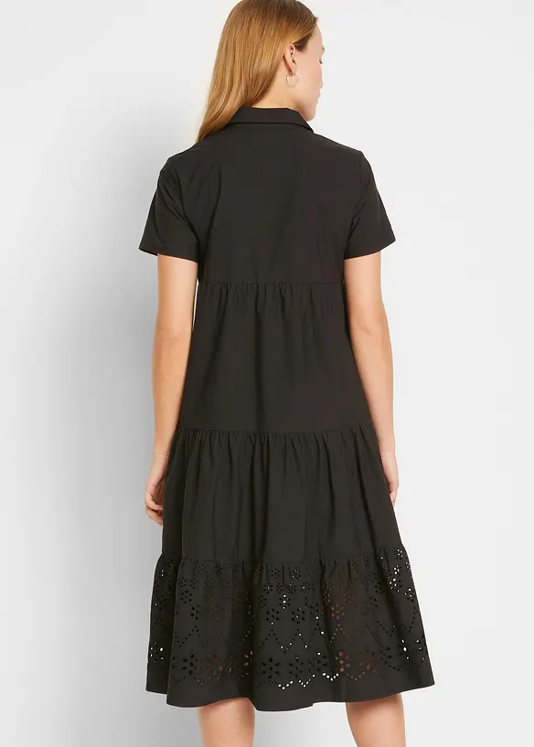 Robe 100% coton avec broderies anglaises, bonprix