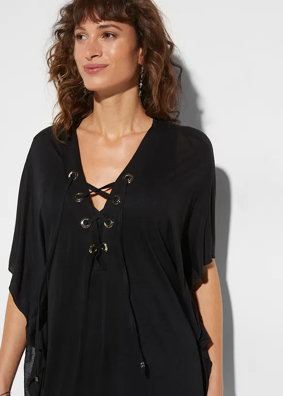 Tunique de plage en viscose transparente, bonprix