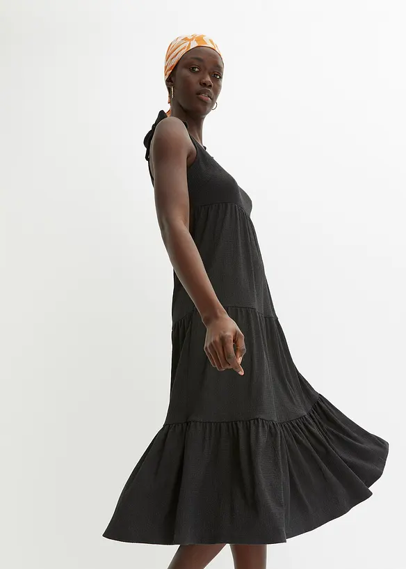 Robe en jersey à volants, BODYFLIRT