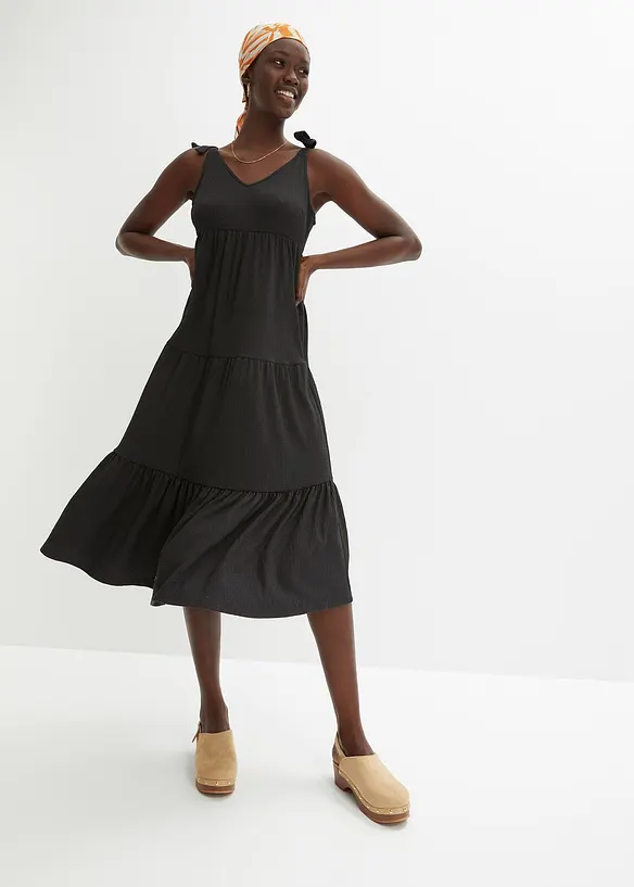 Robe en jersey à volants, BODYFLIRT