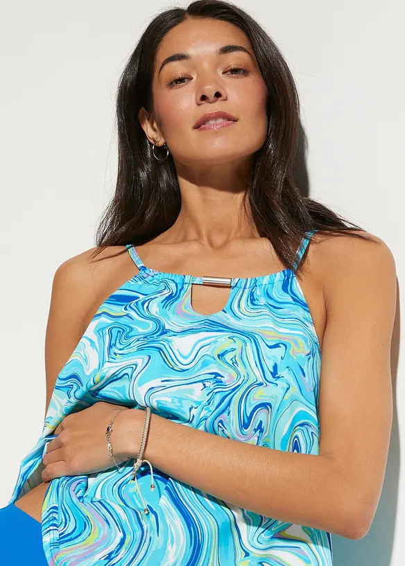 Tankini (ens. 2 pces) avec découpe, bonprix