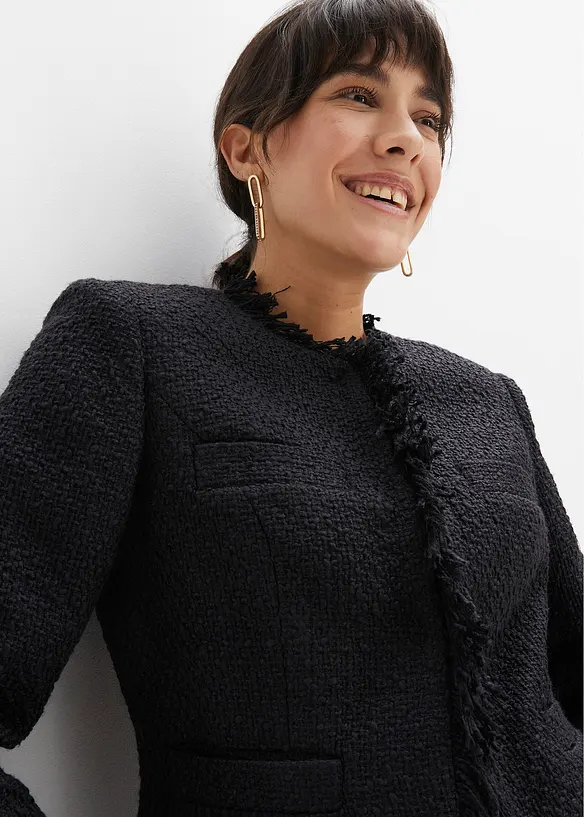 Veste en maille bouclette, bonprix
