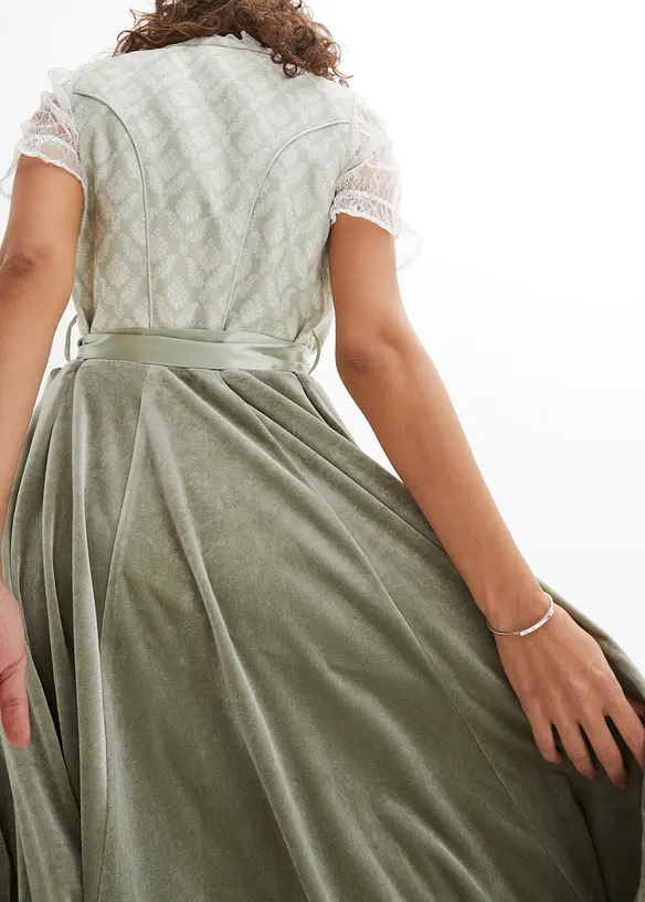 Dirndl avec jacquard et broderie (ens. 2 pces), bonprix