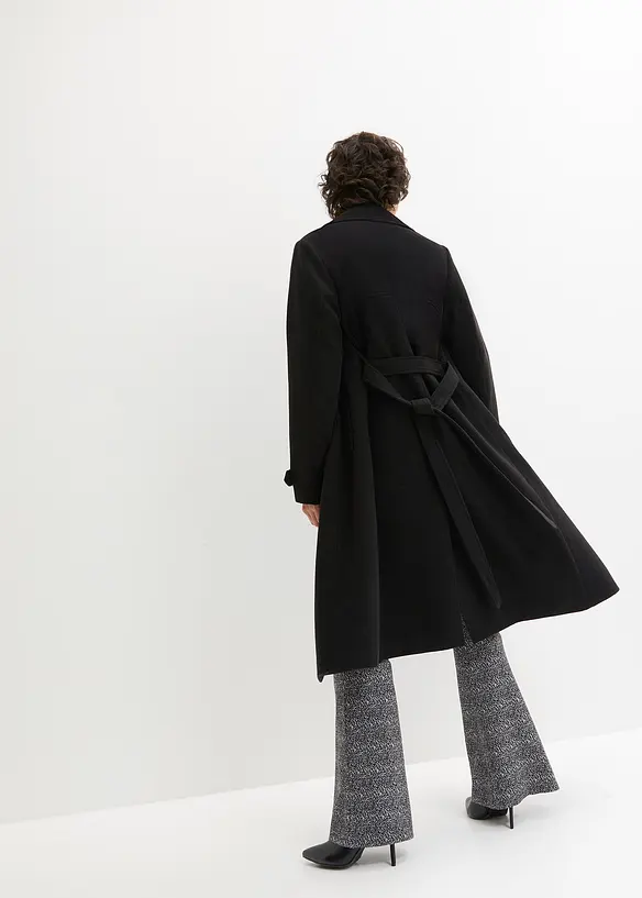 Trench d’hiver aspect laine, bonprix