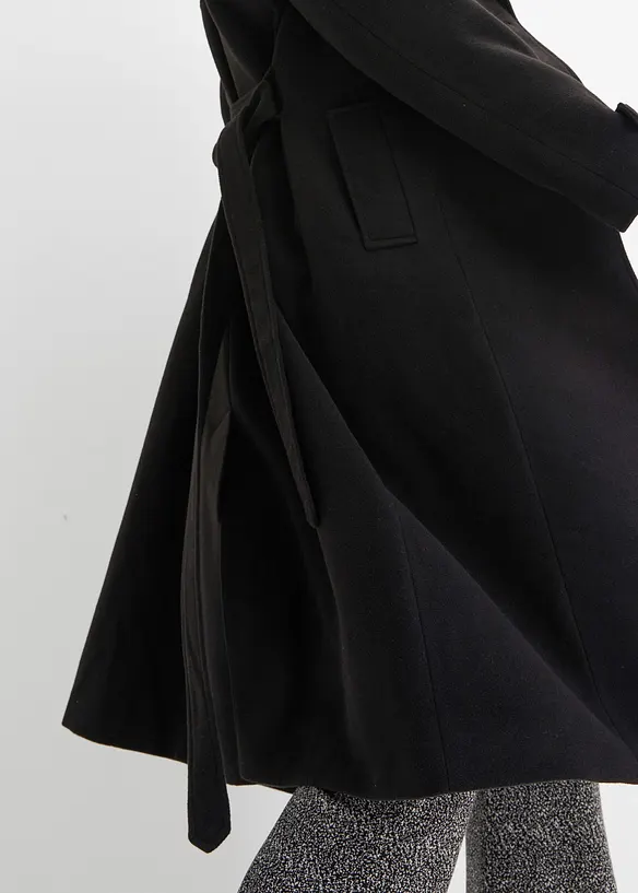 Trench d’hiver aspect laine, bonprix