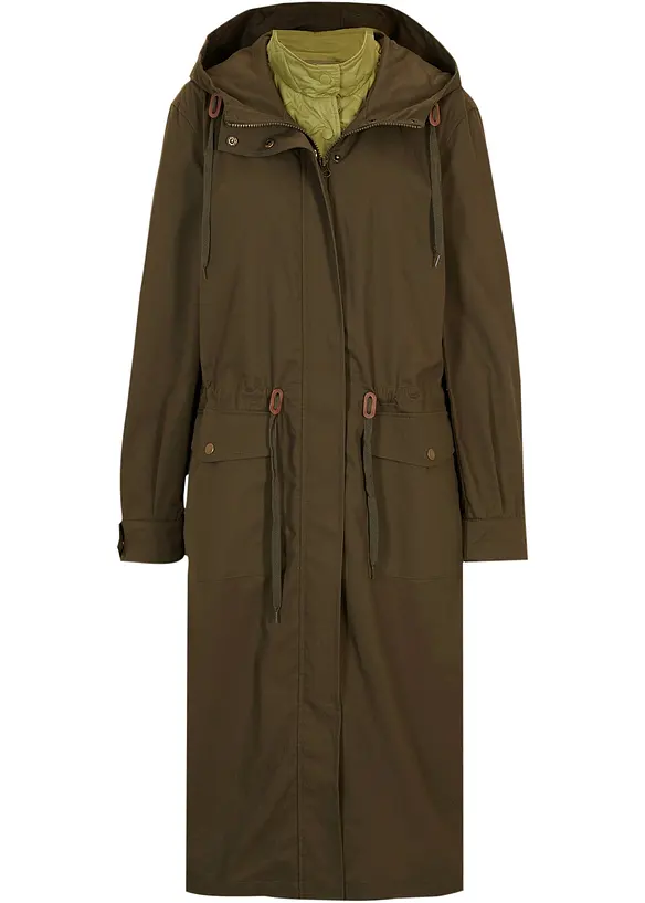 Parka mi-saison avec gilet sans manches amovible, bonprix