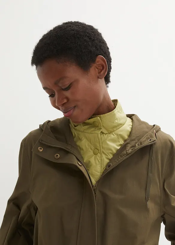 Parka mi-saison avec gilet sans manches amovible, bonprix