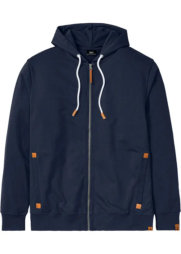 Sweat zippé à capuche, bonprix