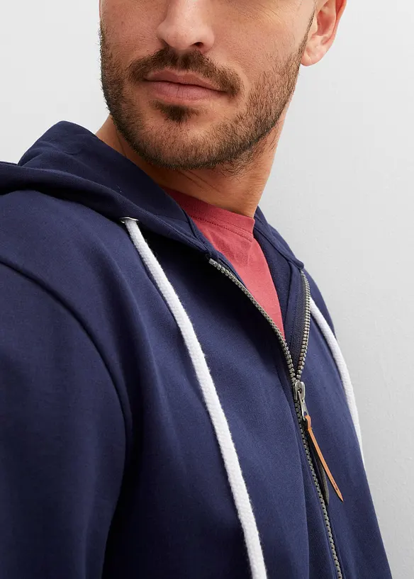 Sweat zippé à capuche, bonprix