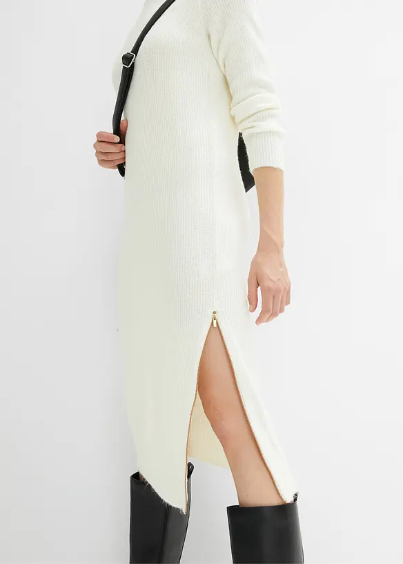 Robe en maille à zip, RAINBOW