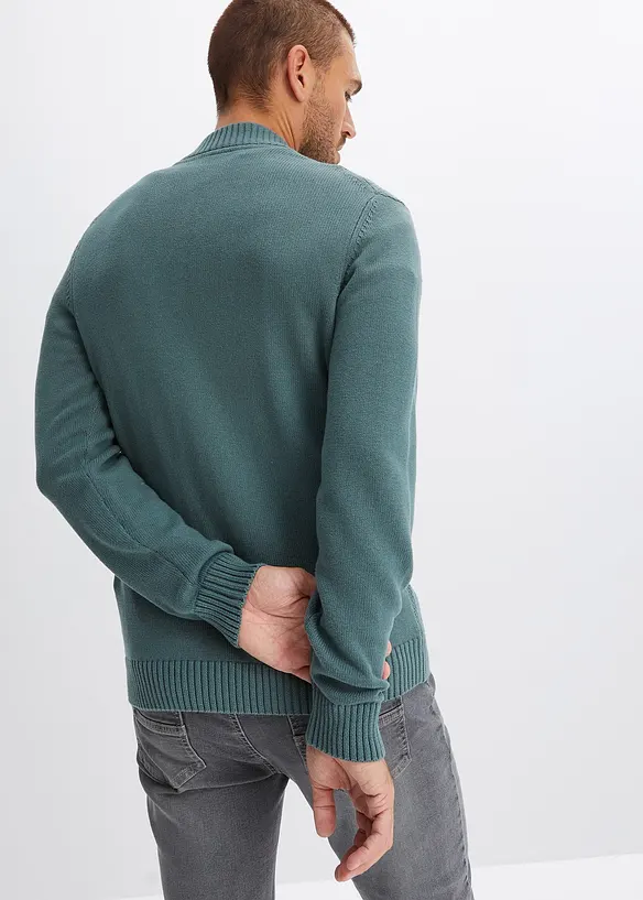 Gilet en fine maille 100% coton, bonprix