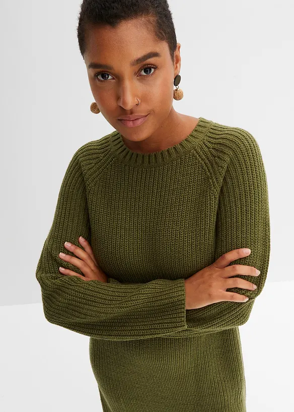 Robe en maille, bonprix