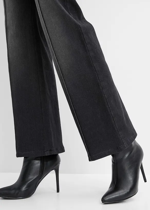 Jean Wide Leg, taille normale, bonprix