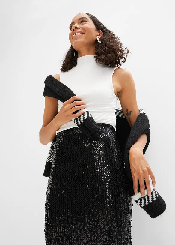 Jupe à paillettes, bonprix
