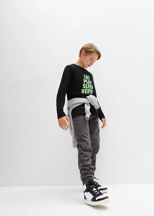 Pantalon thermo garçon taille extensible, Regular Fit, bonprix