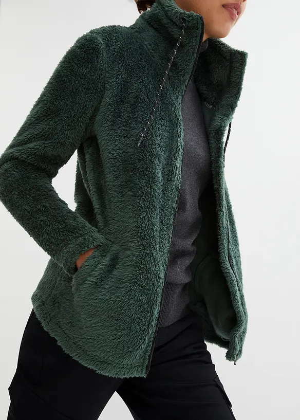 Veste en polaire douillette, coupe confortable, bonprix