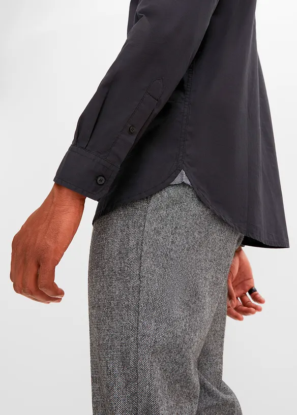 Chemise manches longues à col montant, bpc selection