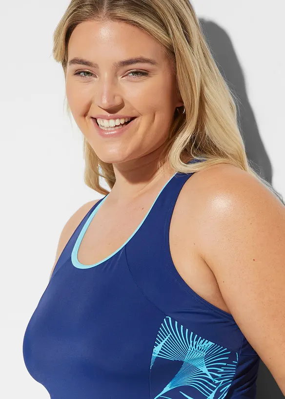 Maillot 1 pièce sportif avec empiècements sur les côtés, bonprix