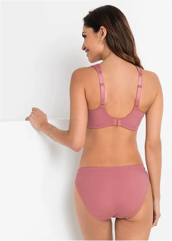 Lot de 2 soutiens-gorge minimiseurs à bretelles rembourrées, bonprix
