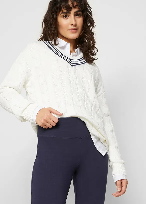 Legging Flared en coton, bonprix
