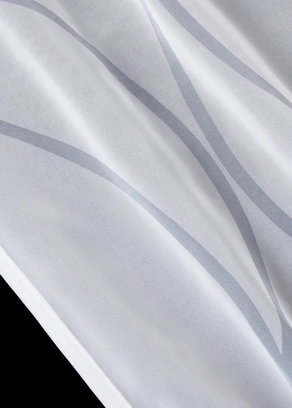 Voilage à imprimé vague (1 pce) avec polyester recyclé, bonprix