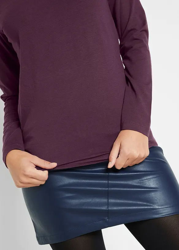 T-shirt manches longues près du corps, bonprix