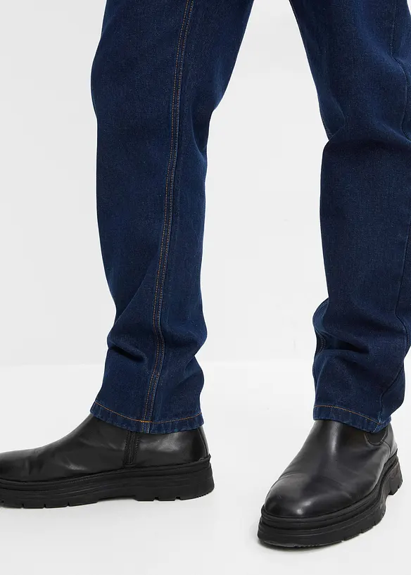 Jean droit classique, taille élastiquée sur les côtés, bonprix