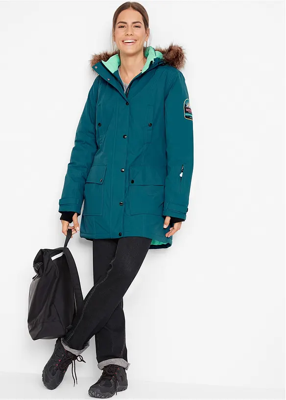 Parka outdoor imperméable et technique à capuche, bonprix
