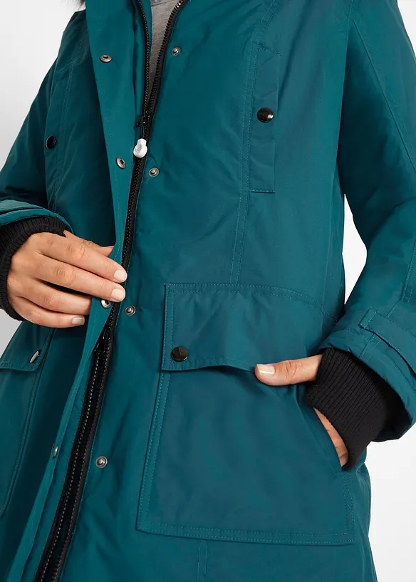 Parka outdoor imperméable et technique à capuche, bonprix