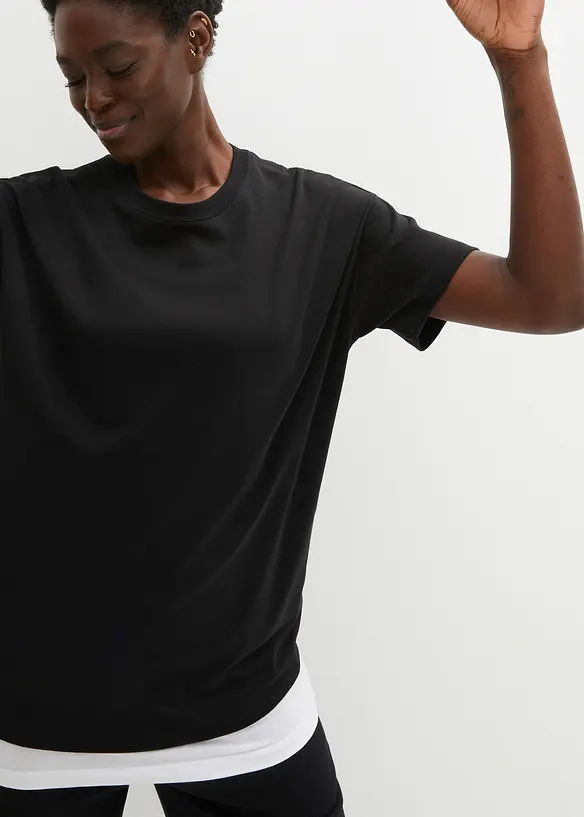 T-shirt oversize en coton épais, bonprix