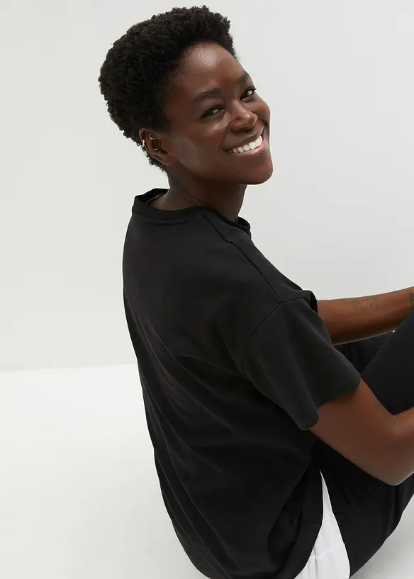 T-shirt oversize en coton épais, bonprix