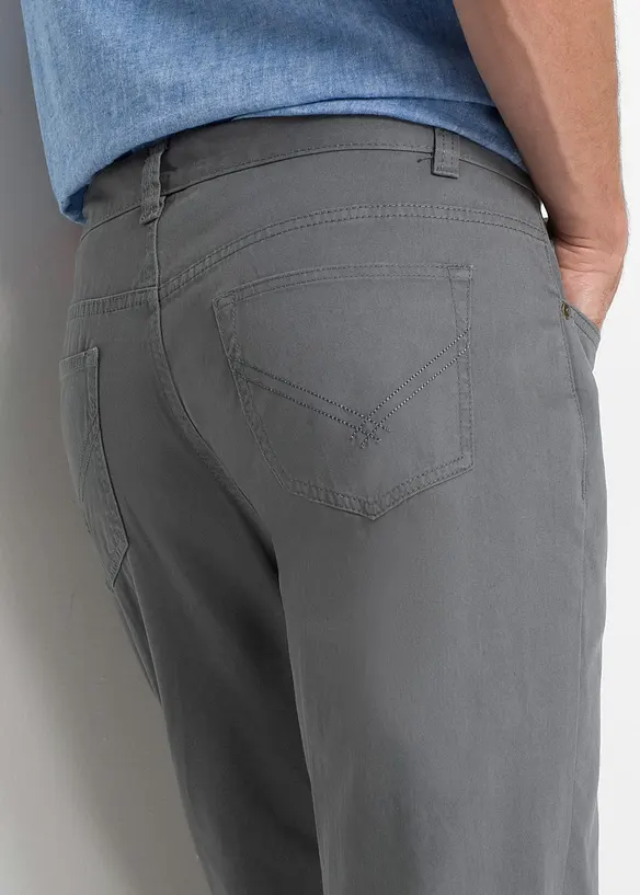 Pantalon en twill, Regular Fit, Straight, bonprix