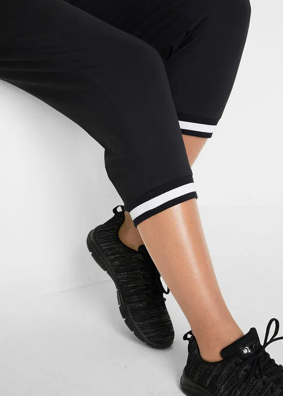 Pantalon de jogging, longueur 3/4, en coton extensible, bonprix