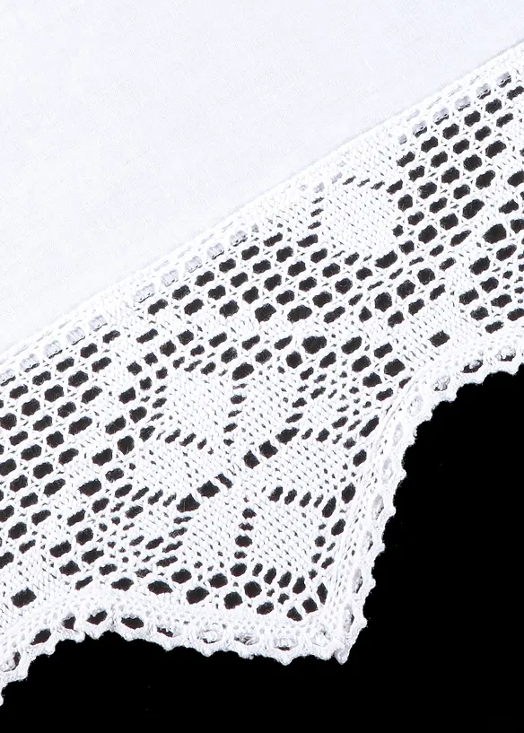 Brise-bise avec bordure crochetée, bonprix