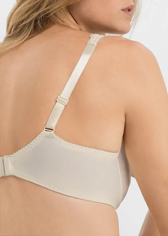 Lot de 2 soutiens-gorge minimiseurs à bretelles rembourrées, bonprix